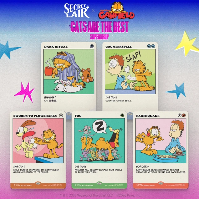 Magic Secret Lair x Garfield: As Intended