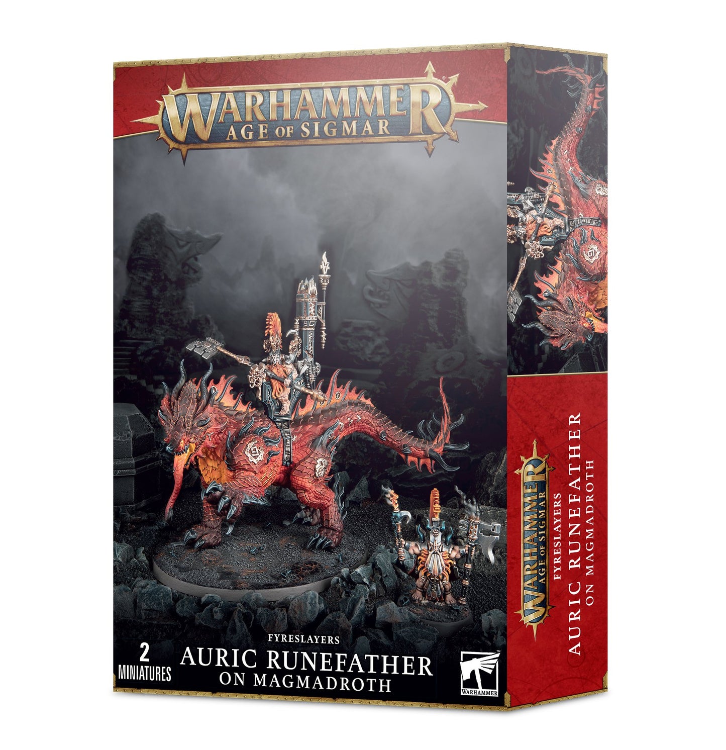 Fyreslayers: Auric Runefather/magmadroth