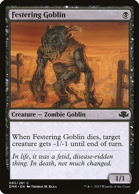 Festering Goblin #85 [DMR] [ENG] NM