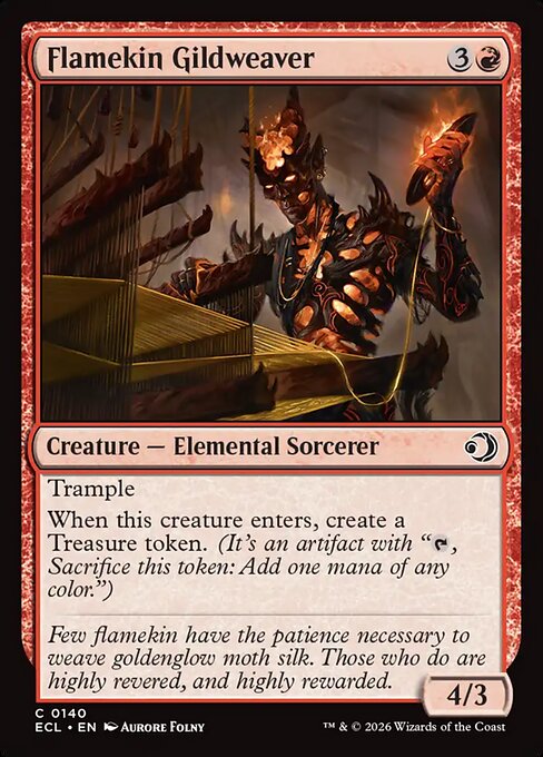 Flamekin Gildweaver #140 [ECL] [ESP] NM