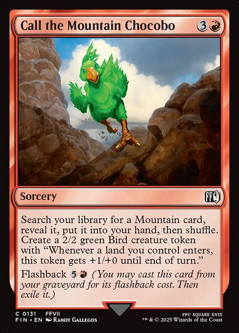 Call the Mountain Chocobo #131 [FIN] [ENG] NM