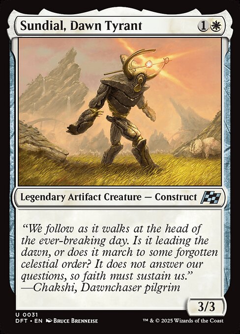Sundial, Dawn Tyrant #31 [DFT] [ENG] NM