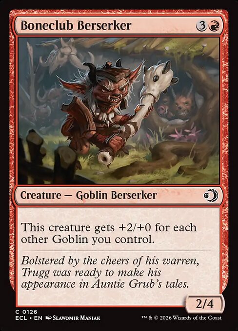 Boneclub Berserker #126 [ECL] [ENG] NM