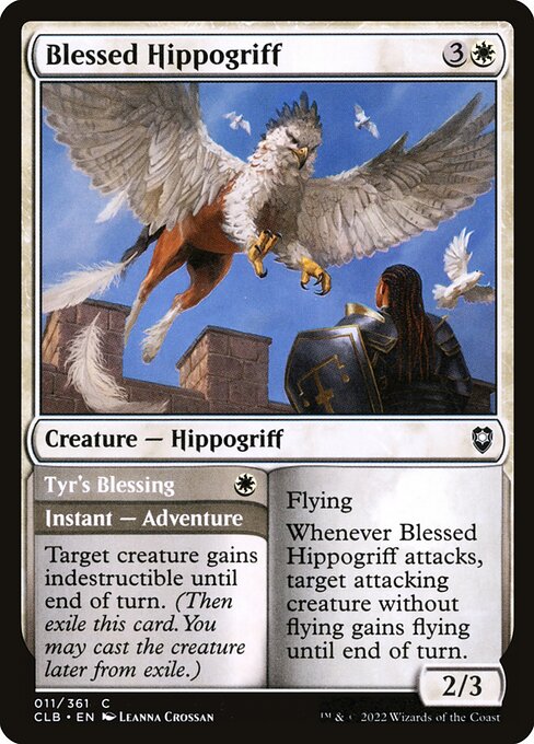 Blessed Hippogriff // Tyr's Blessing #11 [CLB] [ENG] NM