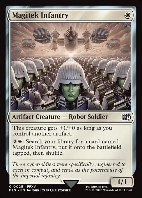 Magitek Infantry #25 [FIN] [ENG] NM Foil