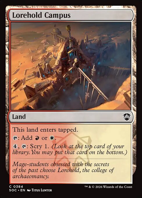 Lorehold Campus #384 [SOC] [ENG] NM