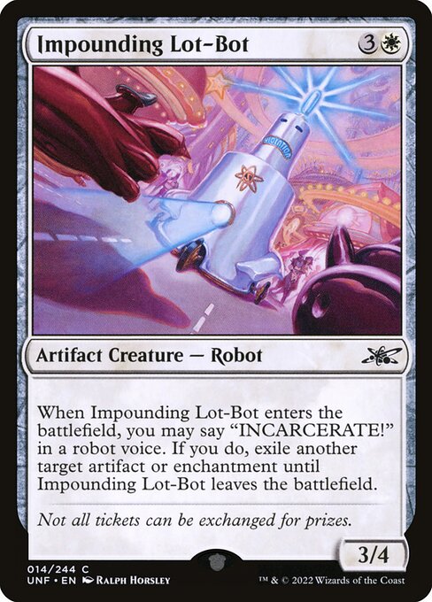Impounding Lot-Bot #14 [UNF] [ENG] NM Foil