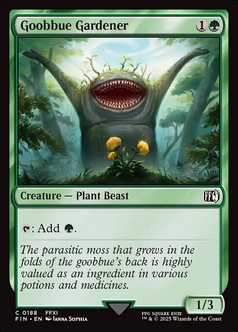 Goobbue Gardener #188 [FIN] [ENG] NM Foil