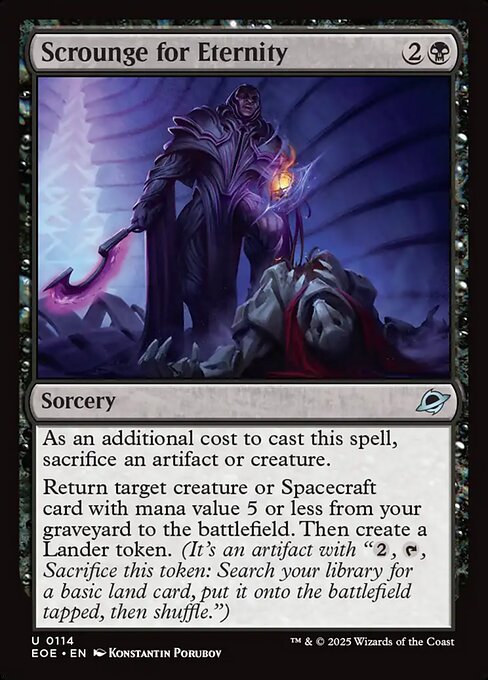 Scrounge for Eternity #114 [EOE] [ENG] NM Foil
