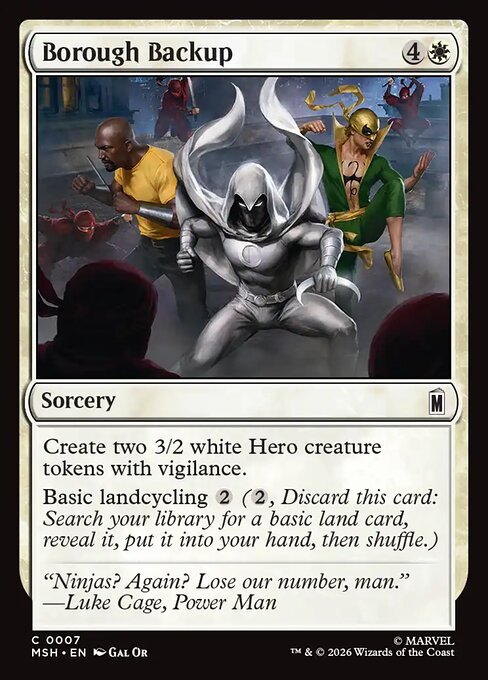 Borough Backup #7 [MSH] [ENG] NM