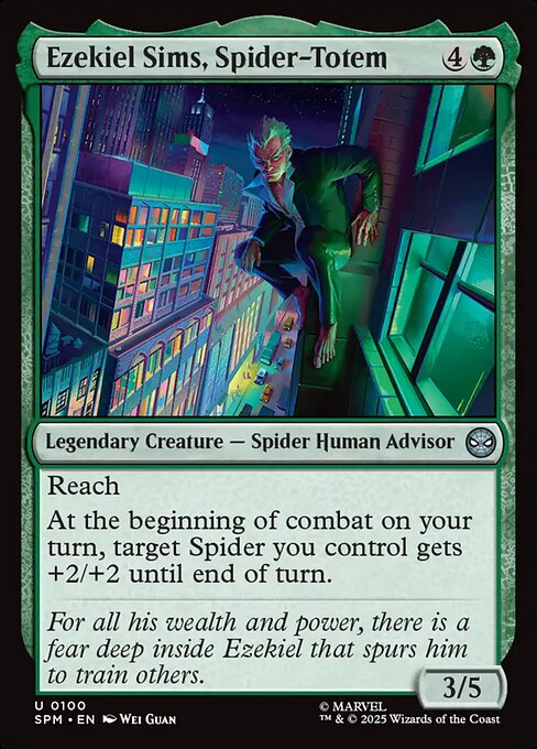 Ezekiel Sims, Spider-Totem #100 [SPM] [ENG] NM Foil