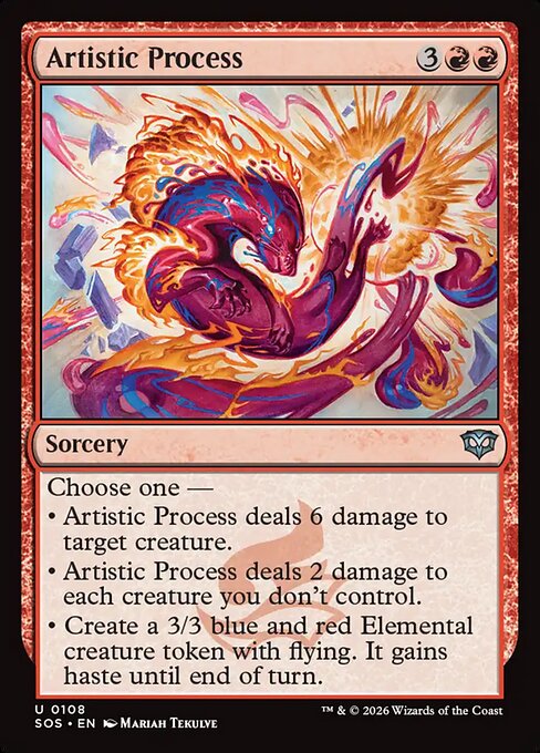 Artistic Process #108 [SOS] [ENG] NM
