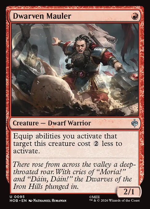 Dwarven Mauler #95 [HOB] [ESP] NM