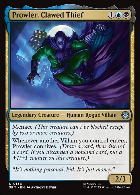 Prowler, Clawed Thief #138 [SPM] [ENG] NM Foil
