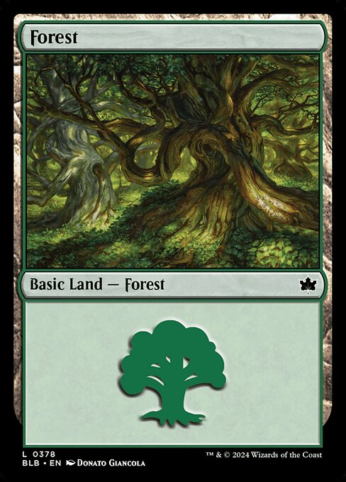 Forest #378 [BLB] [ENG] NM