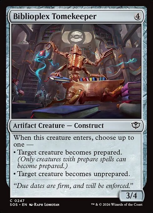 Biblioplex Tomekeeper #247 [SOS] [ENG] NM