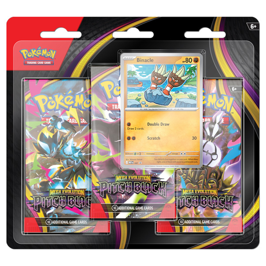 Pokémon TCG Pitch Black — 3-Pack Blister — En Español