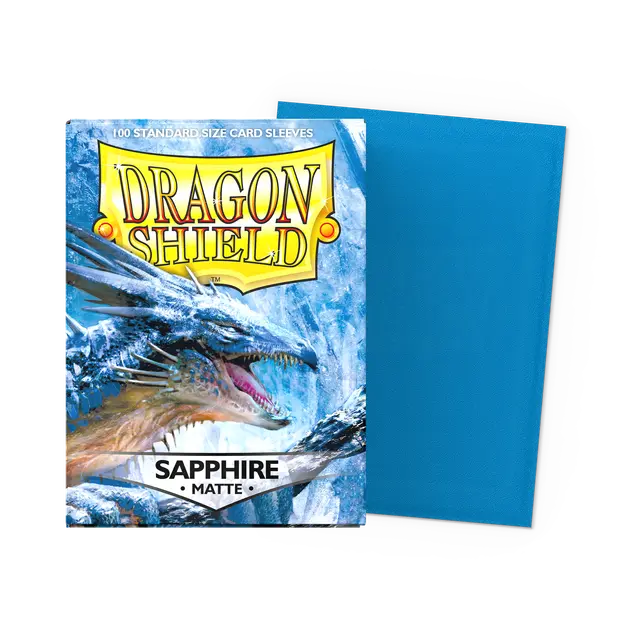 Dragon Shield Matte Sleeves — Sapphire