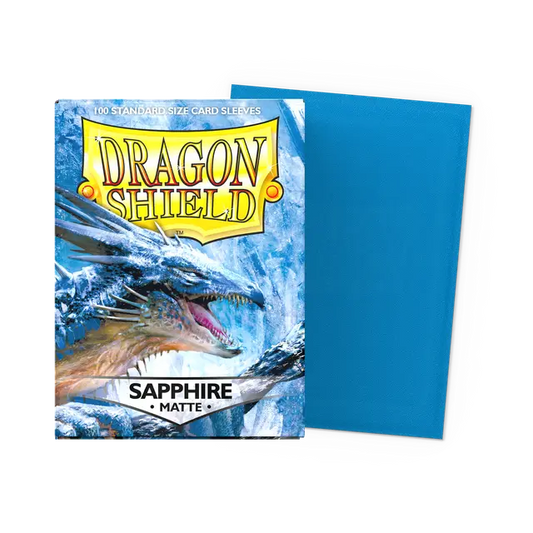 Dragon Shield Matte Sleeves — Sapphire