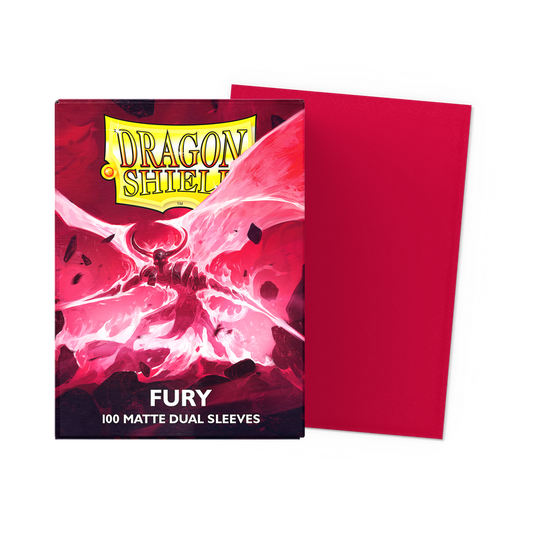 Dragon Shield Matte Dual Sleeves — Fury