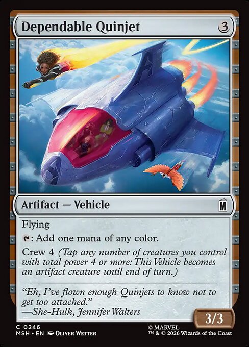 Dependable Quinjet #246 [MSH] [ENG] NM