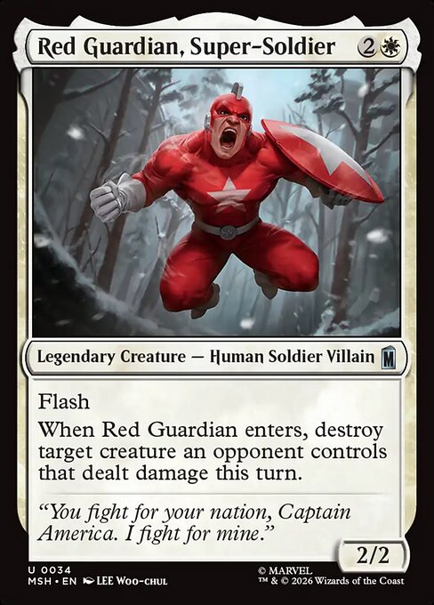 Red Guardian, Super-Soldier #34 [MSH] [ESP] NM