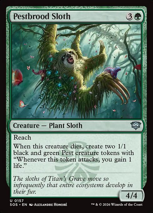 Pestbrood Sloth #157 [SOS] [ENG] NM Foil