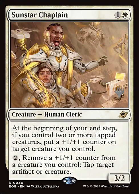 Sunstar Chaplain #40p [PEOE] [ENG] NM Foil