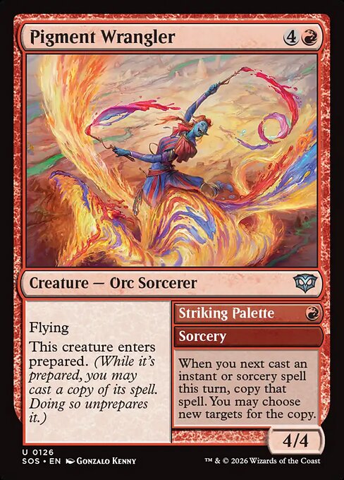 Pigment Wrangler // Striking Palette #126 [SOS] [ENG] NM Foil