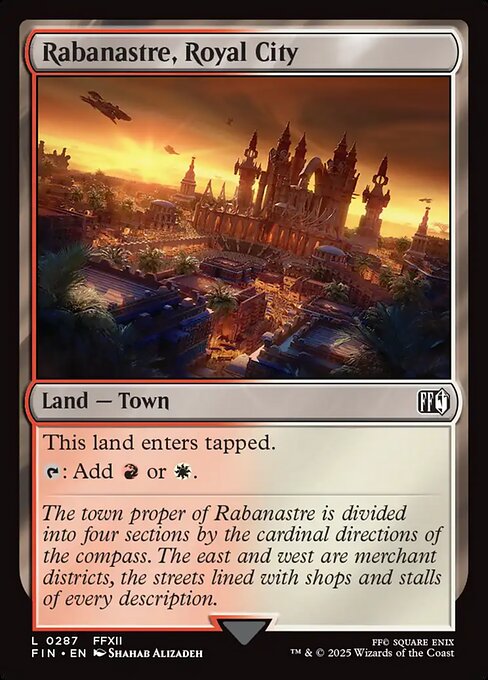 Rabanastre, Royal City #287 [FIN] [ENG] NM