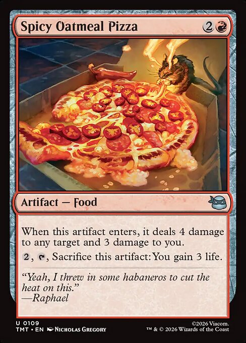Spicy Oatmeal Pizza #109 [TMT] [ENG] NM