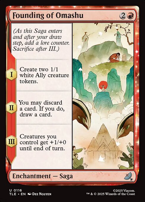 Founding of Omashu #116 [TLE] [ENG] NM Foil