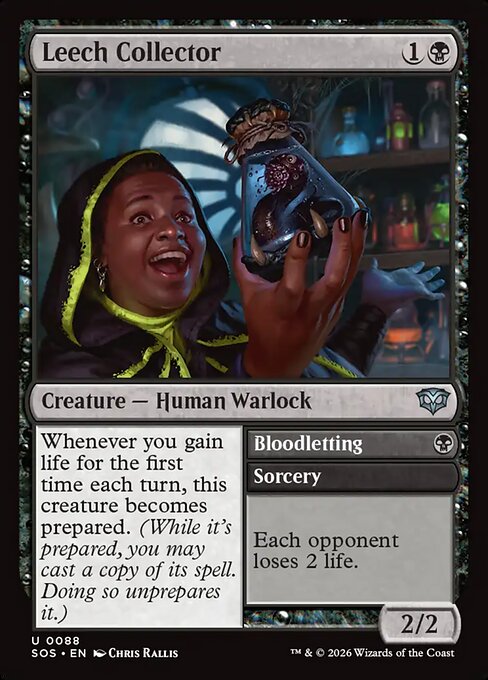 Leech Collector // Bloodletting #88 [SOS] [ENG] NM Foil