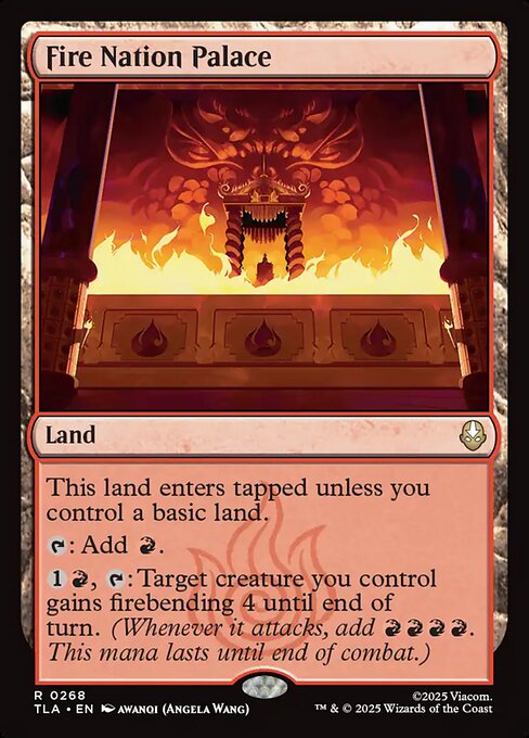 Fire Nation Palace #268 [TLA] [ENG] NM Foil