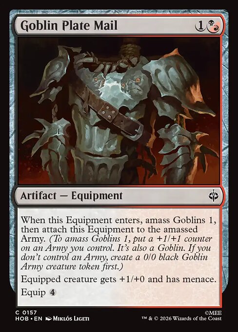 Goblin Plate Mail #157 [HOB] [ENG] NM