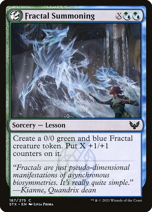 Fractal Summoning #187 [STX] [ENG] NM