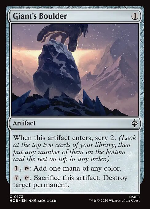 Giant's Boulder #173 [HOB] [ESP] NM