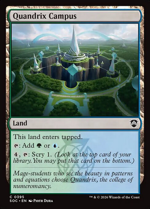 Quandrix Campus #395 [SOC] [ENG] NM