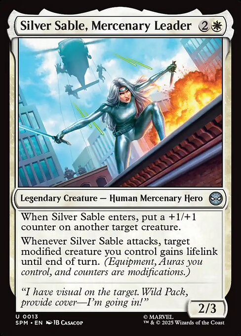 Silver Sable, Mercenary Leader #13 [SPM] [ENG] NM