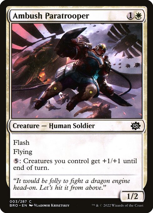 Ambush Paratrooper #3 [BRO] [ENG] NM Foil