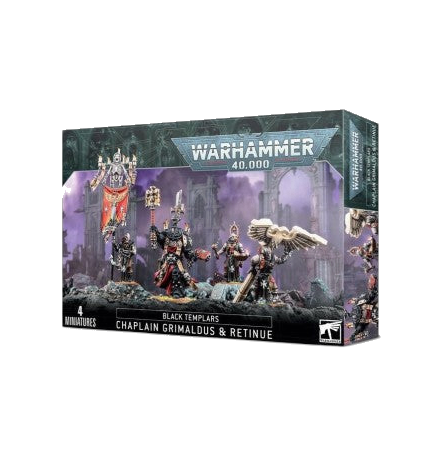 Black Templars: Chaplain Grimaldus & Retinue