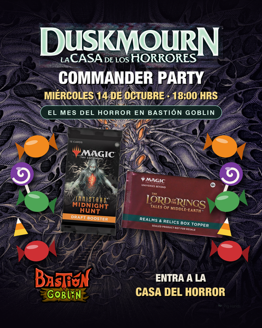 Commander Party Duskmourn: La Casa de los Horrores — miércoles 14 de octubre 18:00 en Bastión Goblin
