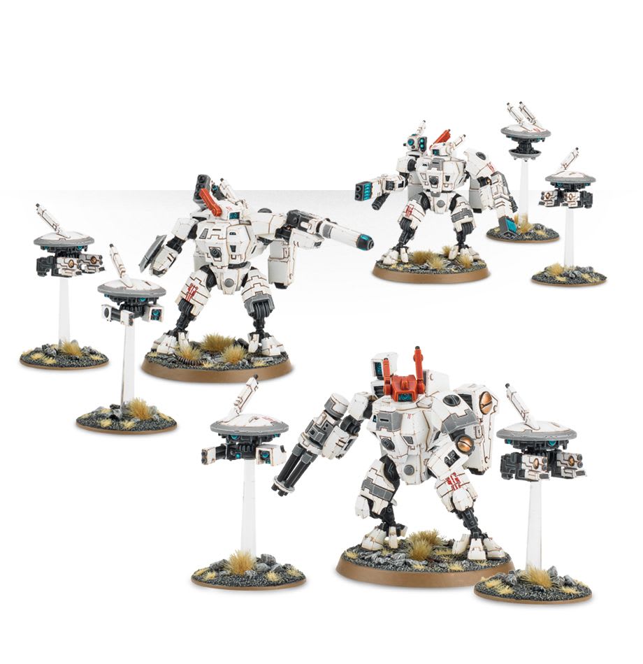 T'au Empire: Crisis Battlesuits