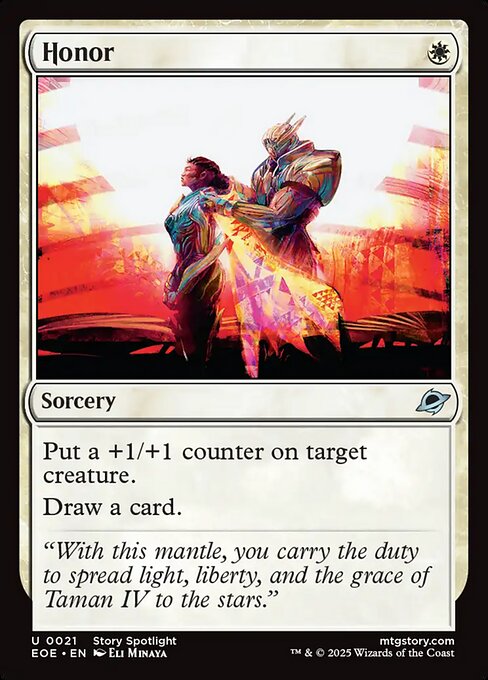 Honor #21 [EOE] [ENG] NM Foil