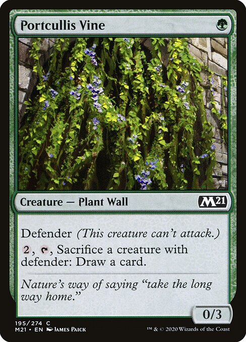 Portcullis Vine #195 [M21] [ENG] NM Foil