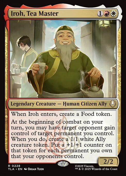Iroh, Tea Master #228 [TLA] [ENG] NM Foil