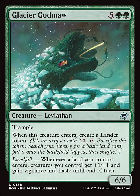 Glacier Godmaw #188 [EOE] [ENG] NM Foil