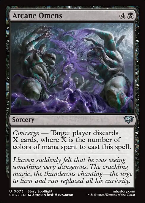Arcane Omens #73 [SOS] [ENG] NM Foil