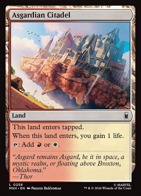 Asgardian Citadel #258 [MSH] [ENG] NM Foil