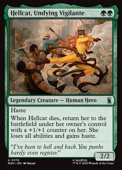 Hellcat, Undying Vigilante #170 [MSH] [ESP] NM